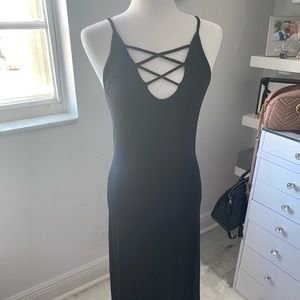 Black maxi dress never worn